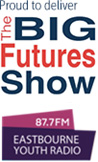 The Big Futures Show and Eastbourne Youth Radio Logos